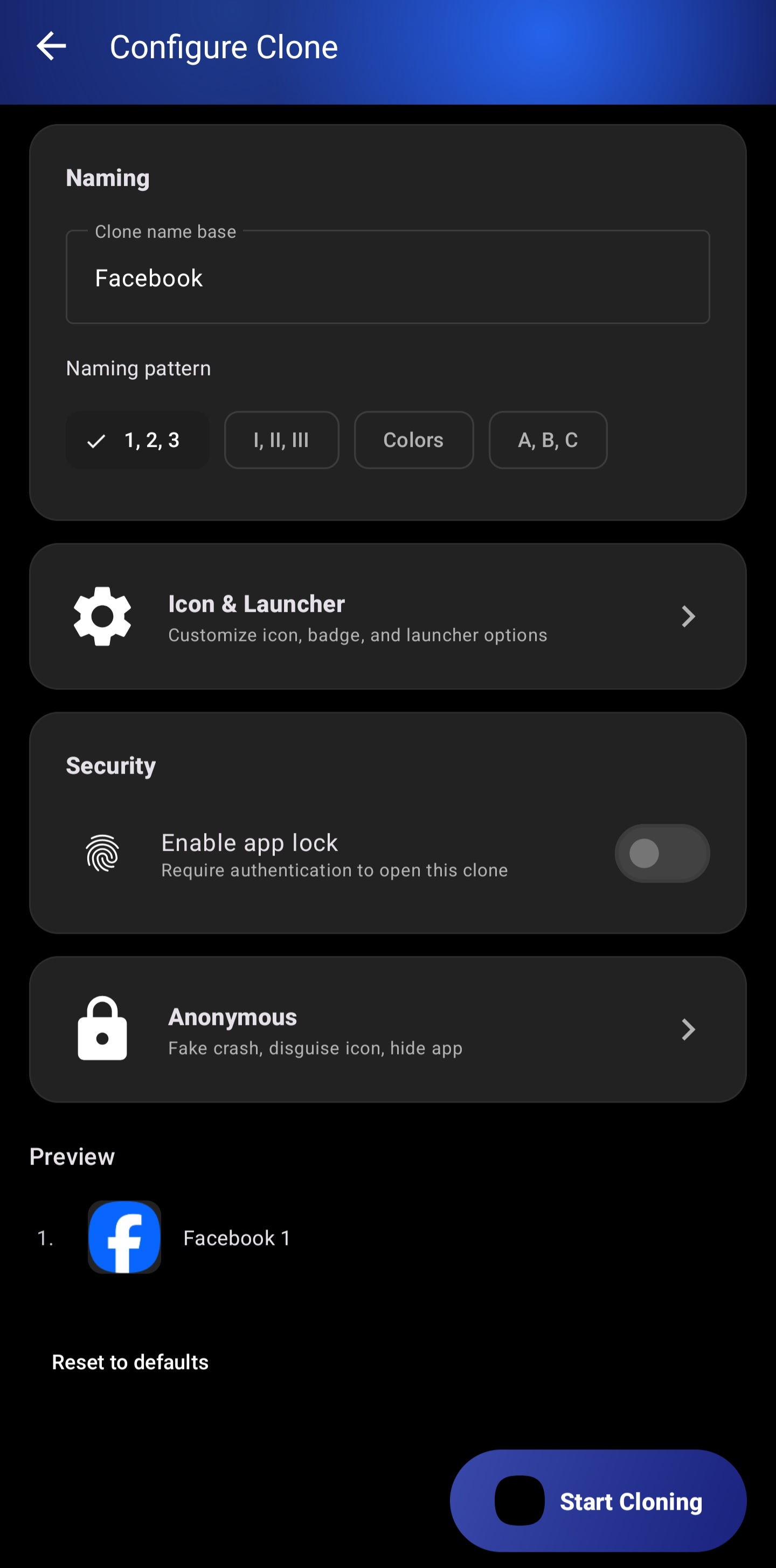 Clone Management Feature - Manage all your clones